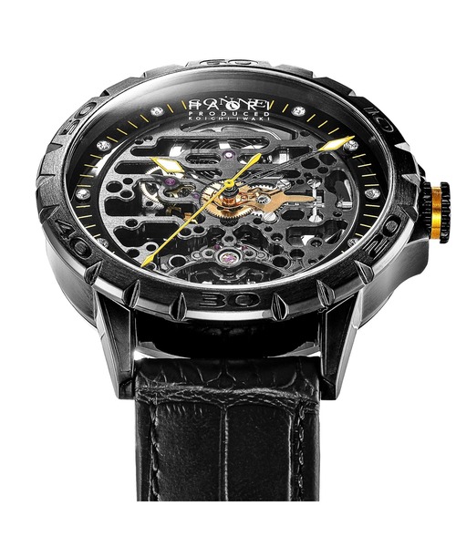 SONNE（ゾンネ）の「SONNE/ゾンネ×ハオリ H023 腕時計 H023BKBK メンズ（アナログ腕時計・メンズ・ブラック・FREE）」の6枚目の写真