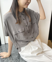 COMME CA ISM | ワイドシルエット　サファリシャツ(シャツ/ブラウス)