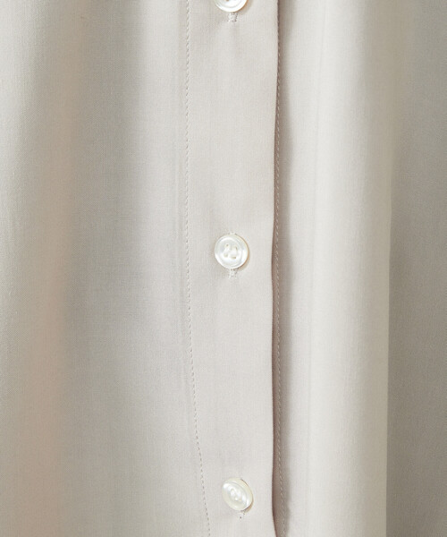 COMME CA ISM（コムサイズム）の「ワイドシルエット　サファリシャツ（シャツ/ブラウス・レディース・ベージュ/ダークブラウン/ピンク/カーキ・FREE）」の20枚目の写真