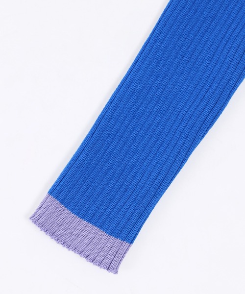 WC（ダブル シー）の「配色長袖ポロ（ポロシャツ・レディース・ブルー/オレンジ・FREE）」の16枚目の写真