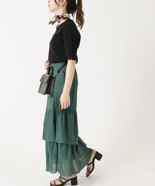 B.C STOCK（ベーセーストック）の「ソウバリ半袖プルオーバー（ニット/セーター・レディース・ブラック/ホワイト/ブラウン/ベージュ/ブルー系その他・FREE）」の15枚目の写真