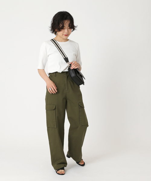 B.C STOCK（ベーセーストック）の「ソウバリ半袖プルオーバー（ニット/セーター・レディース・ブラック/ホワイト/ブラウン/ベージュ/ブルー系その他・FREE）」の18枚目の写真