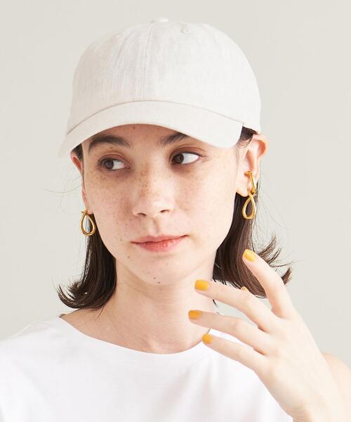 BEAUTY&YOUTH UNITED ARROWS(ビューティーアンドユースユナイテッドアローズ)の「麻 キャップ(キャップ・レディース・ブラック/ブラウン/ナチュラル/ネイビー・FREE)」の3枚目の写真