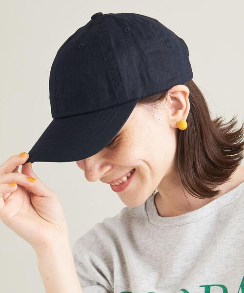 BEAUTY&YOUTH UNITED ARROWS(ビューティーアンドユースユナイテッドアローズ)の「麻 キャップ(キャップ・レディース・ブラック/ブラウン/ナチュラル/ネイビー・FREE)」の4枚目の写真