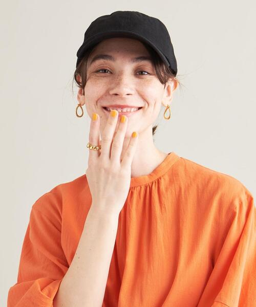 BEAUTY&YOUTH UNITED ARROWS(ビューティーアンドユースユナイテッドアローズ)の「麻 キャップ(キャップ・レディース・ブラック/ブラウン/ナチュラル/ネイビー・FREE)」の8枚目の写真