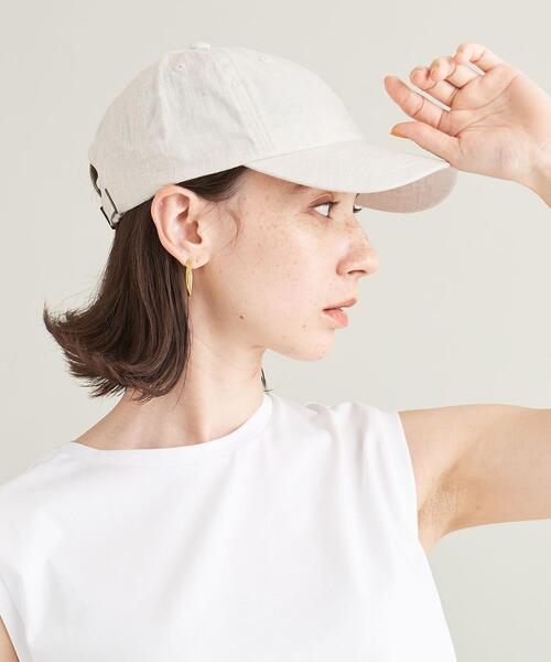 BEAUTY&YOUTH UNITED ARROWS(ビューティーアンドユースユナイテッドアローズ)の「麻 キャップ(キャップ・レディース・ブラック/ブラウン/ナチュラル/ネイビー・FREE)」の5枚目の写真