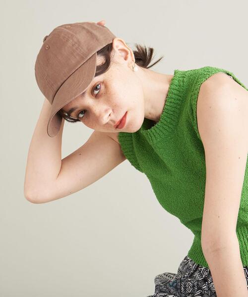 BEAUTY&YOUTH UNITED ARROWS(ビューティーアンドユースユナイテッドアローズ)の「麻 キャップ(キャップ・レディース・ブラック/ブラウン/ナチュラル/ネイビー・FREE)」の9枚目の写真