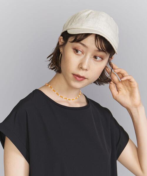 BEAUTY&YOUTH UNITED ARROWS(ビューティーアンドユースユナイテッドアローズ)の「麻 キャップ(キャップ・レディース・ブラック/ブラウン/ナチュラル/ネイビー・FREE)」の21枚目の写真