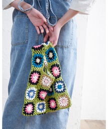 a:mure | クロシェニットトートバッグ(ハンドバッグ)