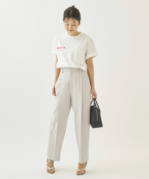 plage（プラージュ）の「One Tuck パンツ（その他パンツ・レディース・ブラック/ベージュ・38/36/34）」の13枚目の写真