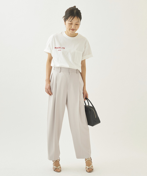 plage（プラージュ）の「One Tuck パンツ（その他パンツ・レディース・ブラック/ベージュ・38/36/34）」の15枚目の写真
