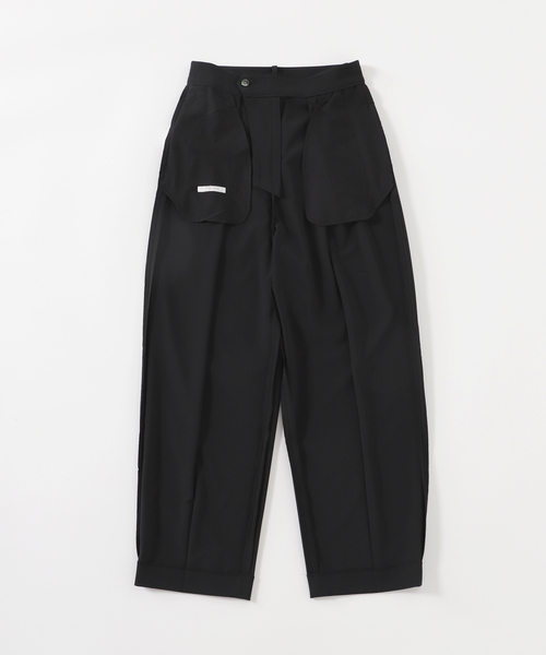 極美品 Plage プラージュOne Tuck Wide パンツ リネン100