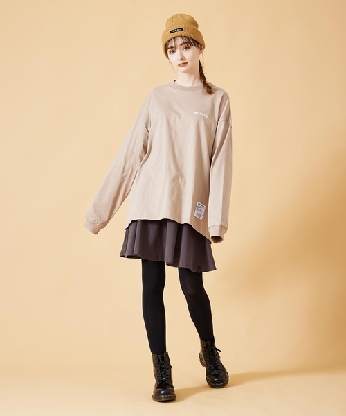 MILKFED.（ミルクフェド）の「SWEAT SKIRT（スカート・レディース・ブラック/ブラウン/チャコール・ONE SIZE）」の16枚目の写真