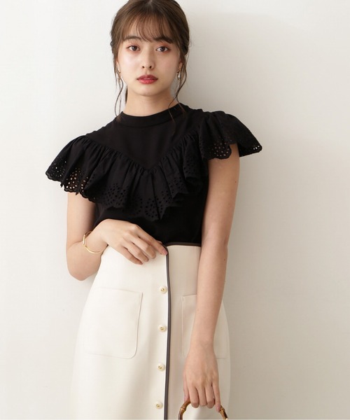 PROPORTION BODY DRESSING（プロポーションボディドレッシング）の「エンブロイダリーブラウス / 1212210504（シャツ/ブラウス・レディース・ブラウン系その他/パープル/ブラック・FREE）」の5枚目の写真