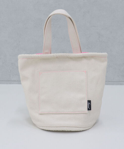 fredy repit(フレディレピ)の「キャンバスバケツカラートートバッグ(トートバッグ・レディース・キナリ/オリーブ/サックスブルー・FREE)」の2枚目の写真