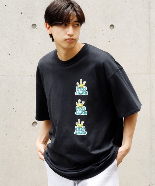HUF（ハフ）の「HUF/ハフ HF STACK CROWN S/S TEE 半袖Tシャツ（Tシャツ/カットソー・メンズ・ホワイト/ブラック・M/L/XL）」の9枚目の写真