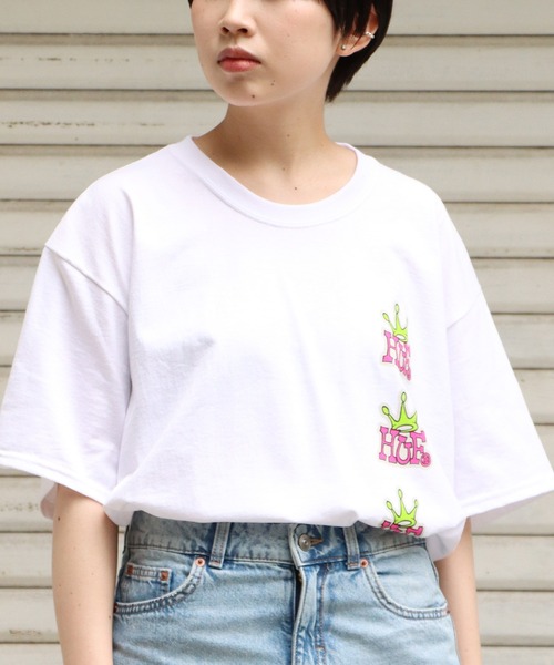 HUF（ハフ）の「HUF/ハフ HF STACK CROWN S/S TEE 半袖Tシャツ（Tシャツ/カットソー・メンズ・ホワイト/ブラック・M/L/XL）」の18枚目の写真