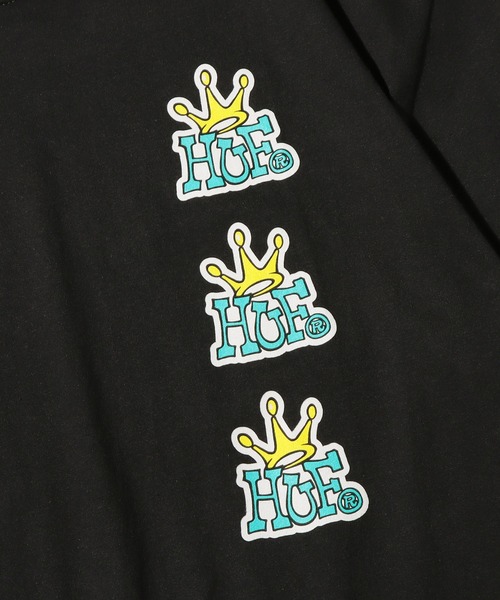 HUF（ハフ）の「HUF/ハフ HF STACK CROWN S/S TEE 半袖Tシャツ（Tシャツ/カットソー・メンズ・ホワイト/ブラック・M/L/XL）」の13枚目の写真