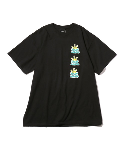 HUF（ハフ）の「HUF/ハフ HF STACK CROWN S/S TEE 半袖Tシャツ（Tシャツ/カットソー・メンズ・ホワイト/ブラック・M/L/XL）」の19枚目の写真