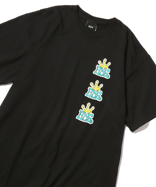 HUF（ハフ）の「HUF/ハフ HF STACK CROWN S/S TEE 半袖Tシャツ（Tシャツ/カットソー・メンズ・ホワイト/ブラック・M/L/XL）」の20枚目の写真