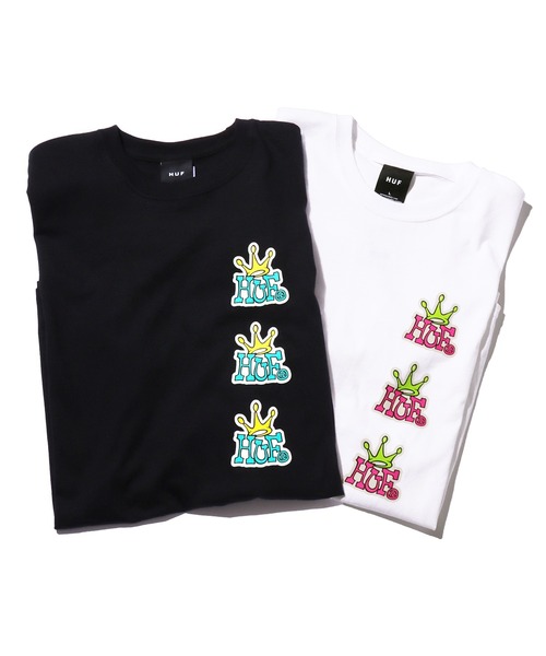 HUF（ハフ）の「HUF/ハフ HF STACK CROWN S/S TEE 半袖Tシャツ（Tシャツ/カットソー・メンズ・ホワイト/ブラック・M/L/XL）」の21枚目の写真