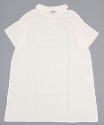 Samansa Mos2 | 【クールコットン】柄アソートスキッパーチュニック(シャツ/ブラウス)