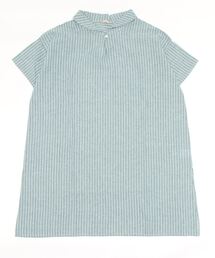 Samansa Mos2 | 【クールコットン】柄アソートスキッパーチュニック(シャツ/ブラウス)