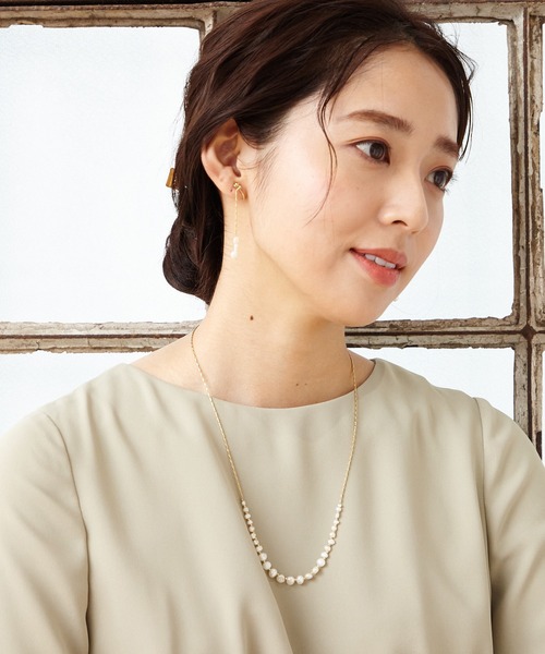 AIMER(エメ)の「淡水パールイヤリング(イヤリング・レディース・ゴールド/シルバー・FREE)」の7枚目の写真
