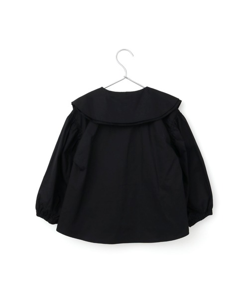 MAKE YOUR DAY（メイクユアデイ）の「ビッグカラー長袖ブラウス■80～140cm（シャツ/ブラウス・キッズ・オフホワイト/ブルー/ブラック・90/100/110/120/80/130/140）」の21枚目の写真