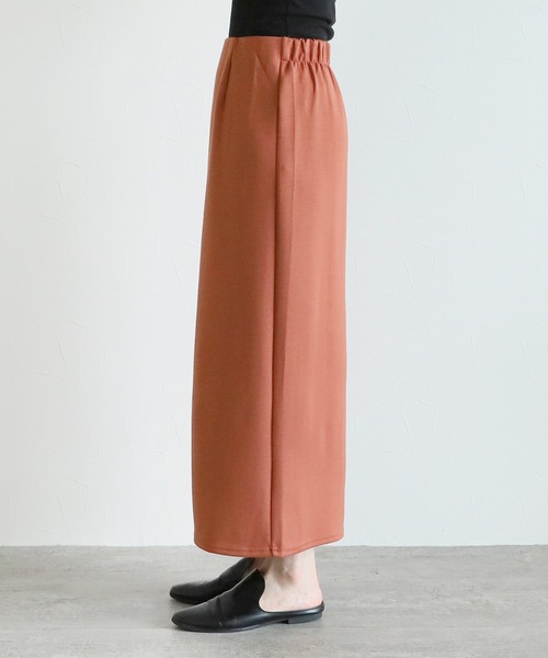 reca（レカ）の「スリットロング スカート（スカート・レディース・ブラック/パープル/マスタード/グレイッシュベージュ/テラコッタ/ピンク・M）」の21枚目の写真