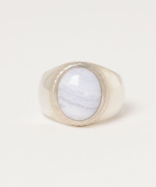 ATELIER COVA（アトリエコバ）の「シルバー925　天然石シグネットリング（リング・レディース・ターコイズブルー/ロイヤルブルー・#13）」の2枚目の写真