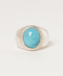 ATELIER COVA | シルバー925　天然石シグネットリング(リング)