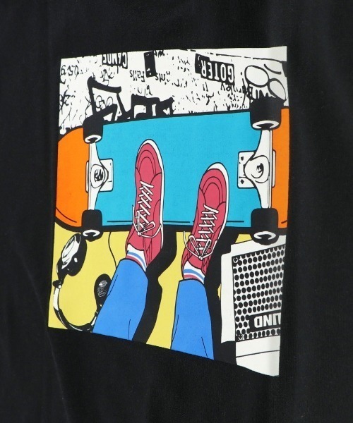 BRANSHES（ブランシェス）の「【bコレ】グラフィック長袖Tシャツ ロンT（Tシャツ/カットソー・キッズ・アイボリー/ブラック/キャメル/グリーン/グレー/ブルー/チャコールグレー/ブラウン/ベージュ/ネイビー/カラフル・130/120/140/150/90/100/110/160）」の14枚目の写真