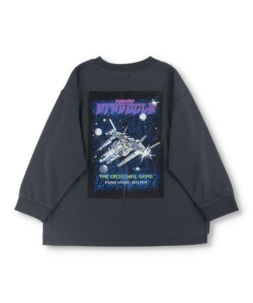 BRANSHES（ブランシェス）の「【bコレ】グラフィック長袖Tシャツ ロンT（Tシャツ/カットソー・キッズ・アイボリー/ブラック/キャメル/グリーン/グレー/ブルー/チャコールグレー/ブラウン/ベージュ/ネイビー/カラフル・130/120/140/150/90/100/110/160）」の16枚目の写真