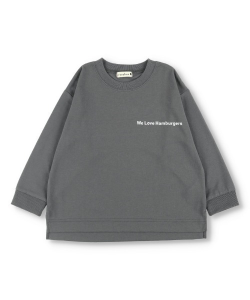 BRANSHES（ブランシェス）の「【bコレ】グラフィック長袖Tシャツ ロンT（Tシャツ/カットソー・キッズ・アイボリー/ブラック/キャメル/グリーン/グレー/ブルー/チャコールグレー/ブラウン/ベージュ/ネイビー/カラフル・130/120/140/150/90/100/110/160）」の22枚目の写真