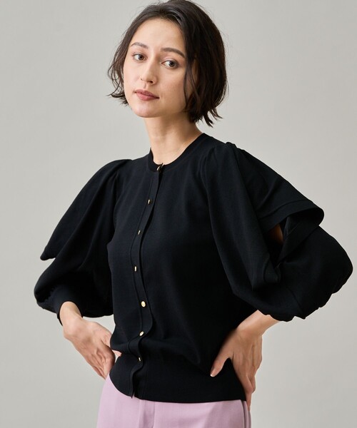 ANAYI(アナイ)の「レーヨンナイロンスリットスリーブ ANAYI(アナイ)の「レーヨンナイロンスリットスリーブ