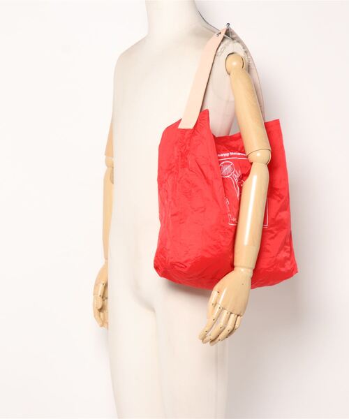 JULY NINE（ジュライナイン）の「「JULY NINE ジュライナイン」 ジュライナイン ×　SNOOPY（エコバッグ/サブバッグ・レディース・レッド・FREE）」の6枚目の写真