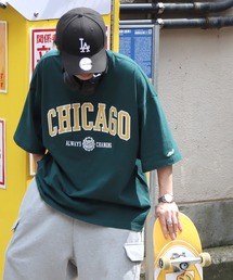 【Labordi】~ college logo T ~  ビッグシルエット カレッジロゴ刺繍Tシャツ