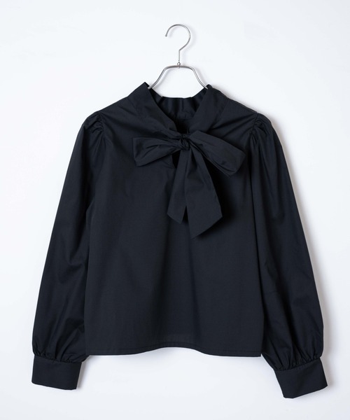 WEGO（ウィゴー）の「WEGO/2WAYリボンタイブラウス（シャツ/ブラウス・レディース・ホワイト/ブラック・FREE）」の20枚目の写真