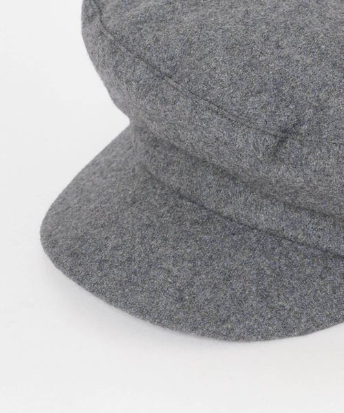 RODE SKO（ロデスコ）の「ウールキャスケット（キャスケット・レディース・ブラック/ブラウン/チャコールグレー・FREE）」の4枚目の写真