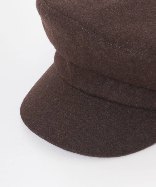 RODE SKO（ロデスコ）の「ウールキャスケット（キャスケット・レディース・ブラック/ブラウン/チャコールグレー・FREE）」の15枚目の写真