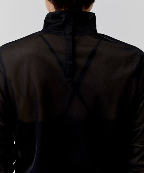 city（シティ）の「【CITY】トリコットシアーシャーリングTOPS（Tシャツ/カットソー・レディース・ブラック/カーキ/オレンジ/アイボリー・FREE）」の11枚目の写真