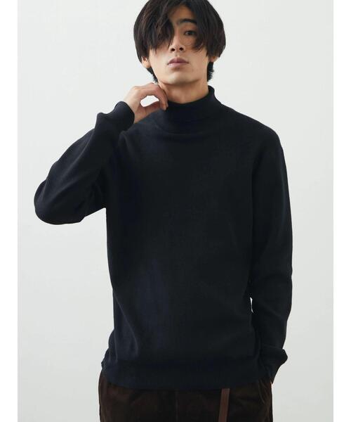 CRAFT STANDARD BOUTIQUE（クラフトスタンダードブティック）の「タートルネックニット（ニット/セーター・メンズ・ベージュ/オレンジ/モカ/ダークネイビー/アイボリー/ブラック・M/L/LL）」の12枚目の写真