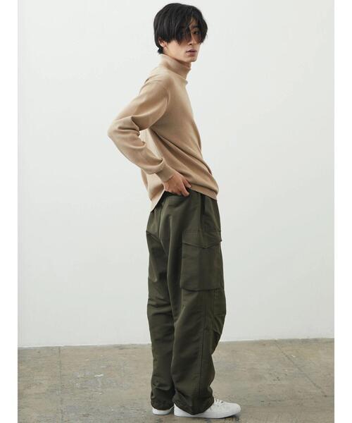 CRAFT STANDARD BOUTIQUE（クラフトスタンダードブティック）の「タートルネックニット（ニット/セーター・メンズ・ベージュ/オレンジ/モカ/ダークネイビー/アイボリー/ブラック・M/L/LL）」の17枚目の写真