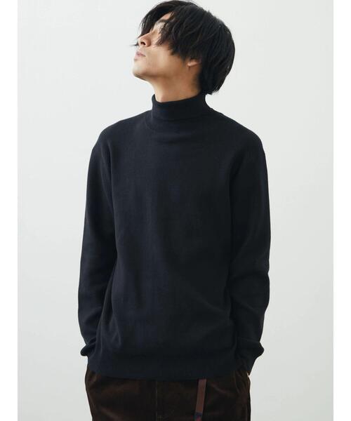 CRAFT STANDARD BOUTIQUE（クラフトスタンダードブティック）の「タートルネックニット（ニット/セーター・メンズ・ベージュ/オレンジ/モカ/ダークネイビー/アイボリー/ブラック・M/L/LL）」の20枚目の写真