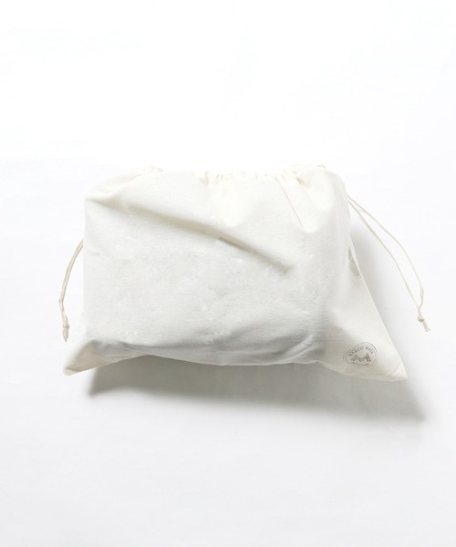 marco masi(マルコマージ)の「MARCO MASI/マルコマージ Leather Drawstring Bag 巾着バッグ(ショルダーバッグ・レディース・チャコール/ホワイト/キャメル/ブラック・FREE)」の12枚目の写真