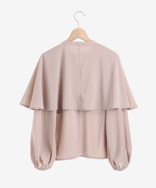 MAJESTIC LEGON（マジェスティックレゴン）の「クラシカルケープブラウス（シャツ/ブラウス・レディース・ブラック/ベージュ/オフホワイト・MEDIUM）」の22枚目の写真