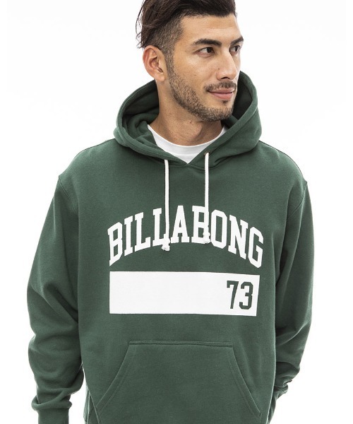 BILLABONG(ビラボン)の「BILLABONG メンズ COLLEGE LOGO パーカー 【2022年秋冬モデル】/ビラボンカレッジロゴプルオーバーパーカー(パーカー・メンズ・ブラック/グレー/グリーン/バーガンディー・MEDIUM/LARGE/X-LARGE)」の8枚目の写真