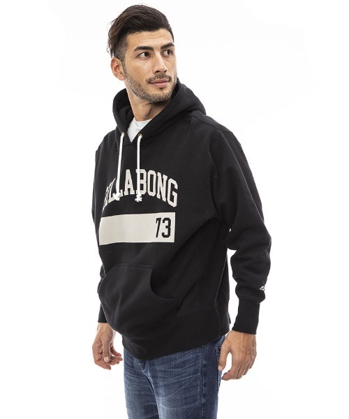 BILLABONG(ビラボン)の「BILLABONG メンズ COLLEGE LOGO パーカー 【2022年秋冬モデル】/ビラボンカレッジロゴプルオーバーパーカー(パーカー・メンズ・ブラック/グレー/グリーン/バーガンディー・MEDIUM/LARGE/X-LARGE)」の15枚目の写真