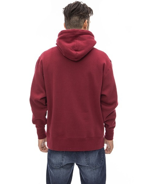 BILLABONG(ビラボン)の「BILLABONG メンズ COLLEGE LOGO パーカー 【2022年秋冬モデル】/ビラボンカレッジロゴプルオーバーパーカー(パーカー・メンズ・ブラック/グレー/グリーン/バーガンディー・MEDIUM/LARGE/X-LARGE)」の17枚目の写真